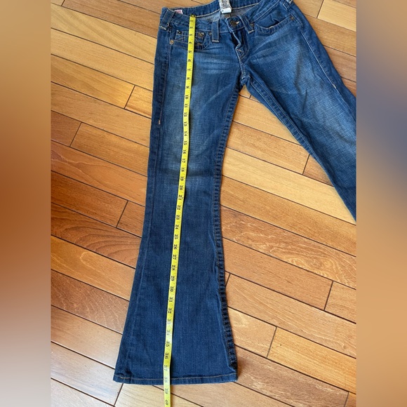 True Religion Joey Flare Jeans Women’s Size 28 Made in USA - Picture 14 of 16